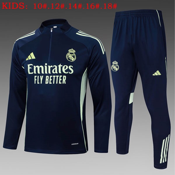 Ninos Sudadera De Training Real Madrid 2025/26 Azul 7